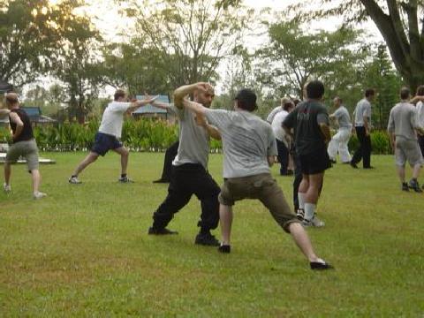 Shaolin Kungfu sparring