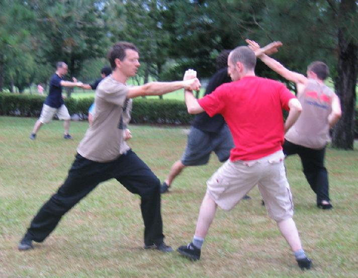 Shaolin Kungfu sparring