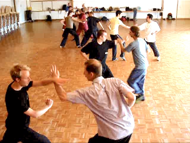 Sparring in Shaolin Kung Fu