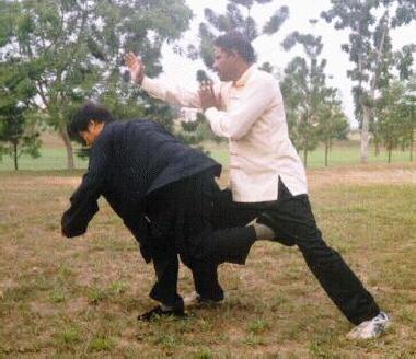 Sifu Wong Performs Dragonfly Dots Water Kung-Fu Pattern Vs. Mogon