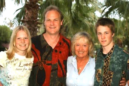 Sifu Andrew Barnett and his family
