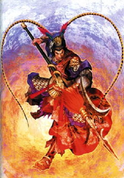 the great warrior Lu Bu