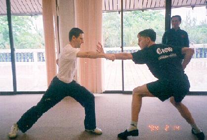 Shaolin sparring