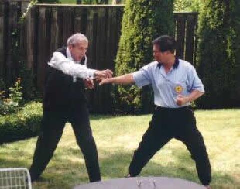 Sifu Wong and Robert Trout