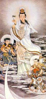 Guan Yin, Golden Boy and Jade Girl