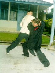 Grandmaster Wong and Sifu Goh Kok Hin