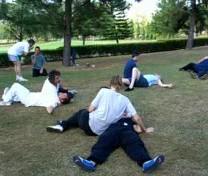 wrestling practice